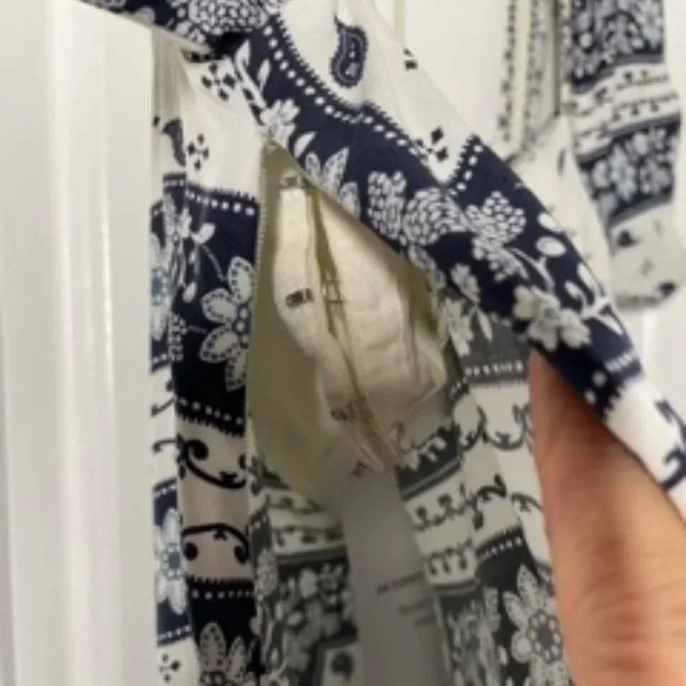 Cinq a Sept Minella Bandana Paisley Print Dress 2 - Picture 8 of 8